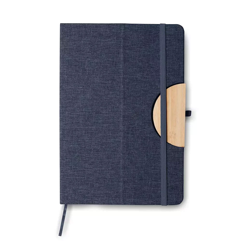 Caderno em RPET com Suporte para Celular Personalizado - 21x14cm 