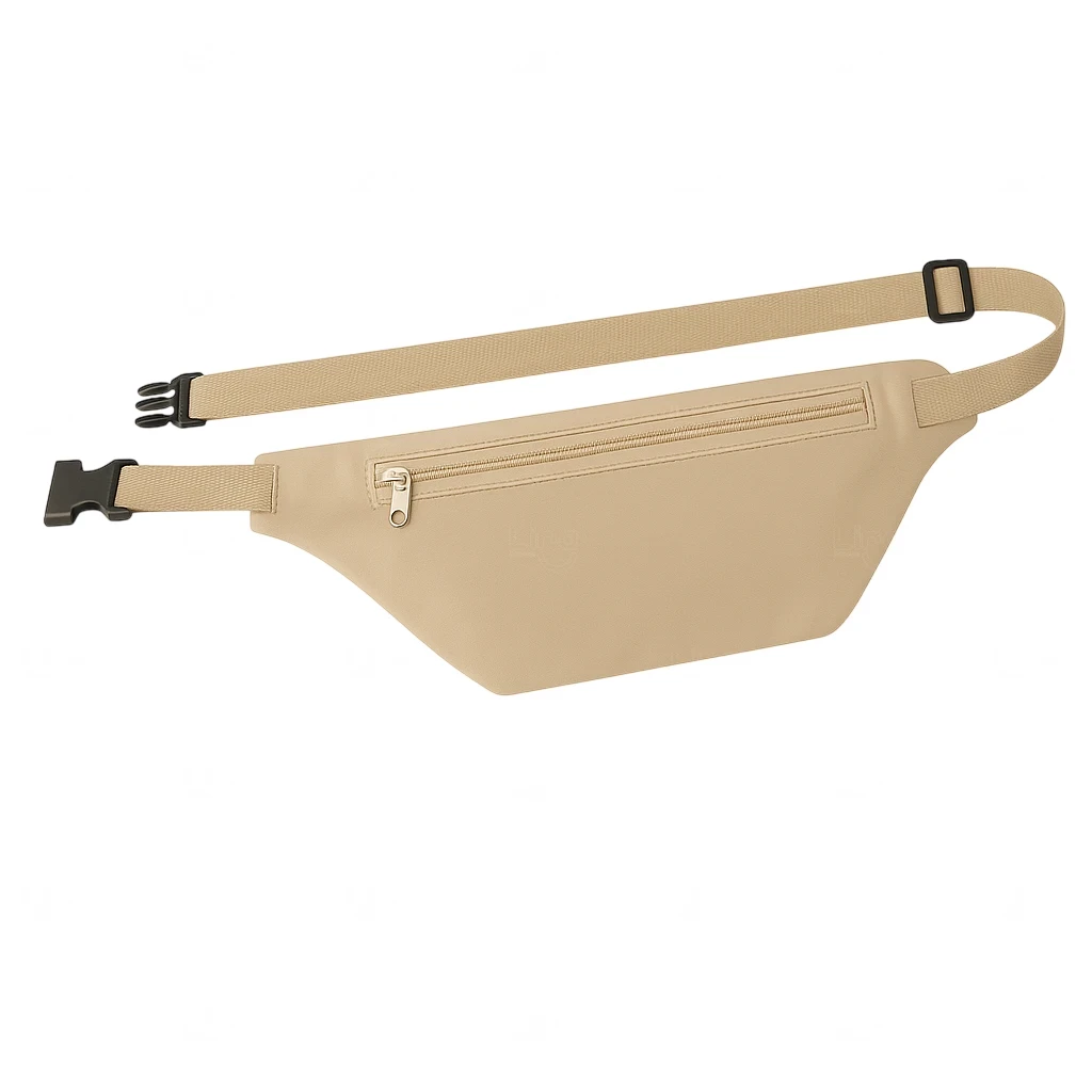 Pochete Colorida Translúcida Personalizada Bege