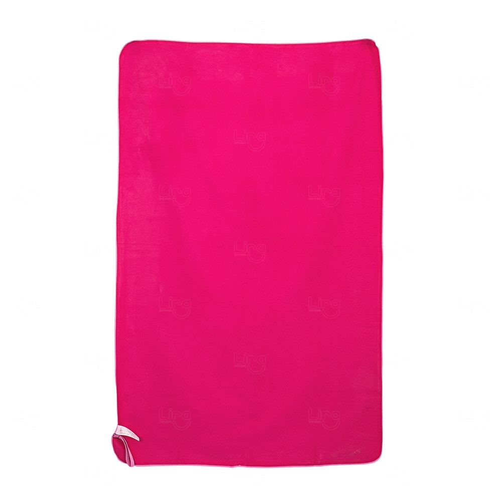 Toalha de Microfibra Personalizada Rosa