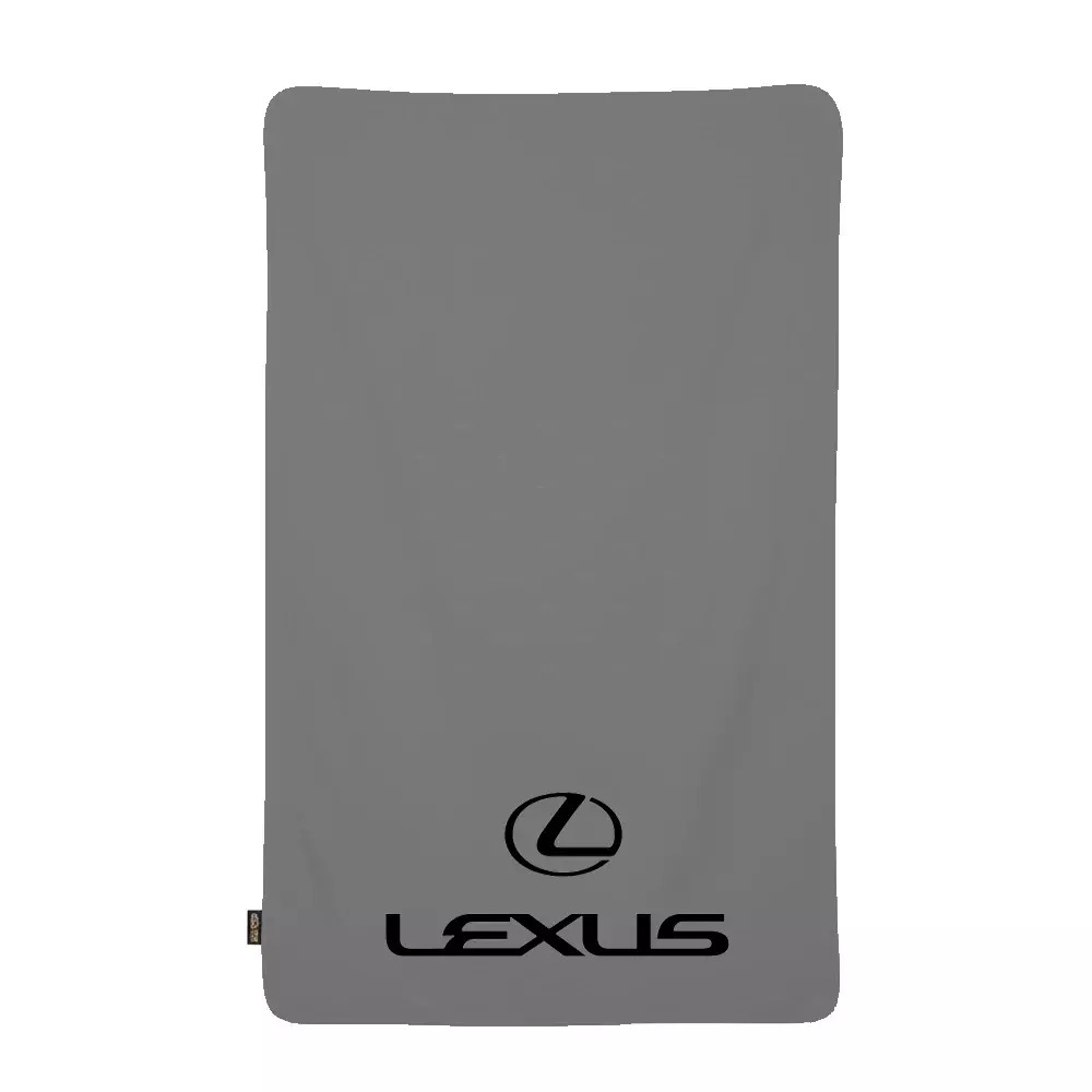 Toalha de Secagem Rápida Personalizada - 140x80cm Cinza