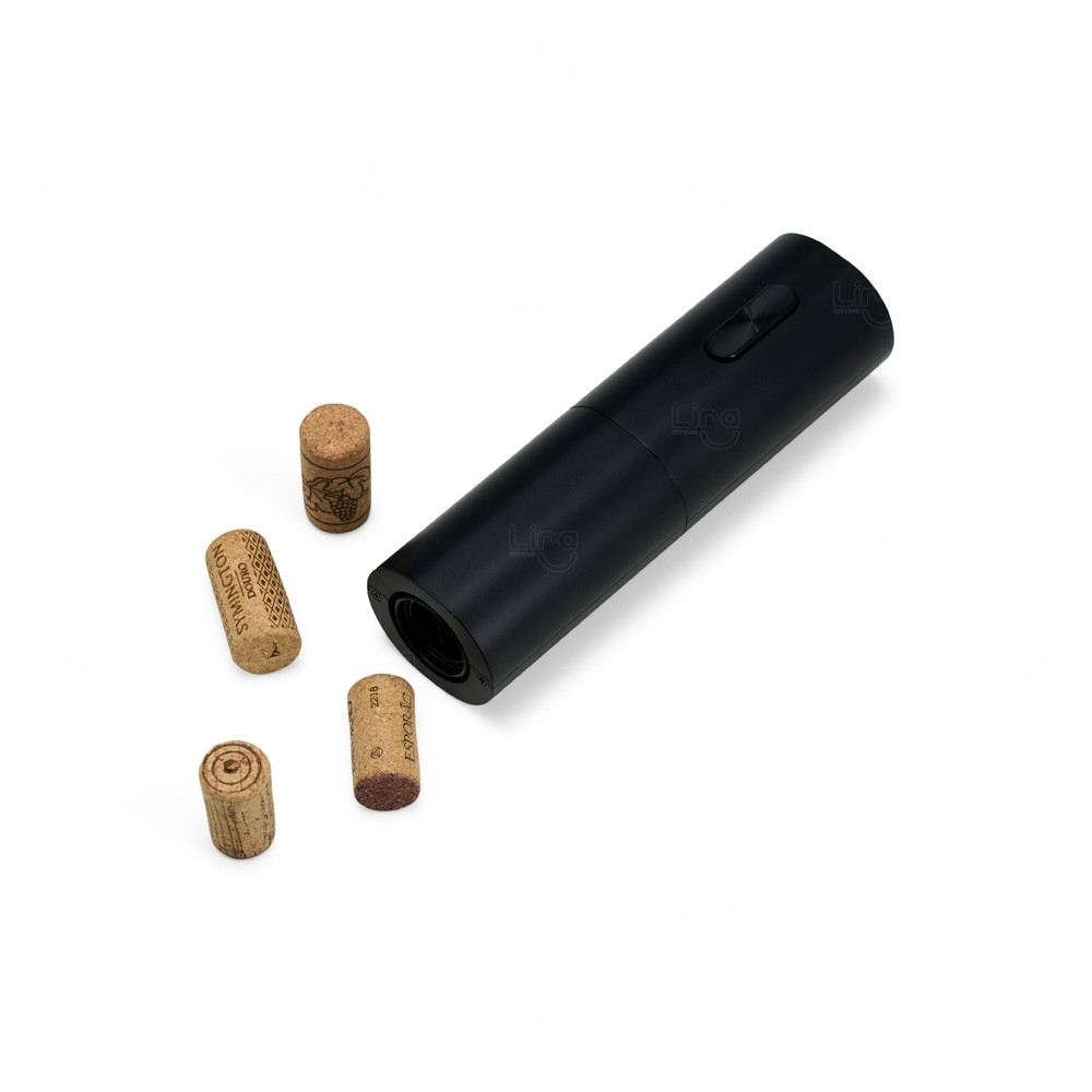Mini Abridor de Vinho Elétrico Personalizado 