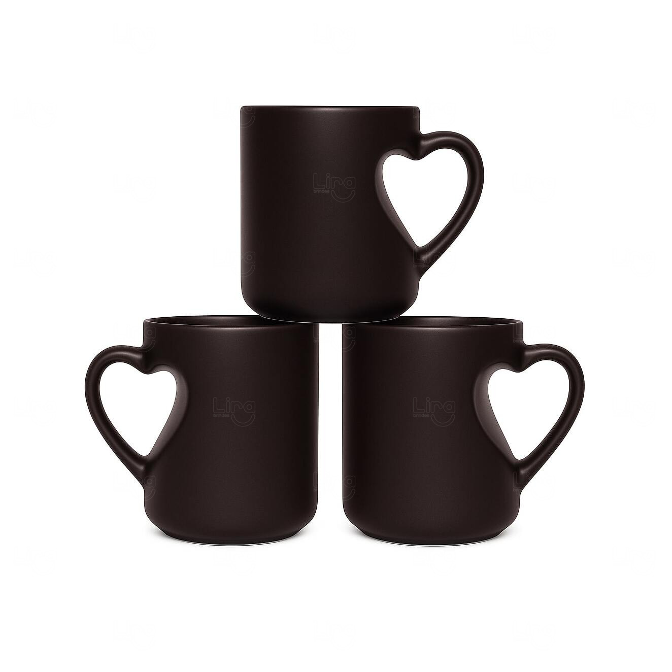 Caneca Mágica 325ml com Alça Coração Personalizada 
