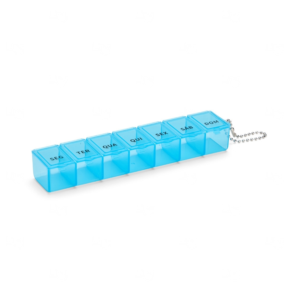 Porta Comprimidos Plástico Semanal Personalizado - 10ml 