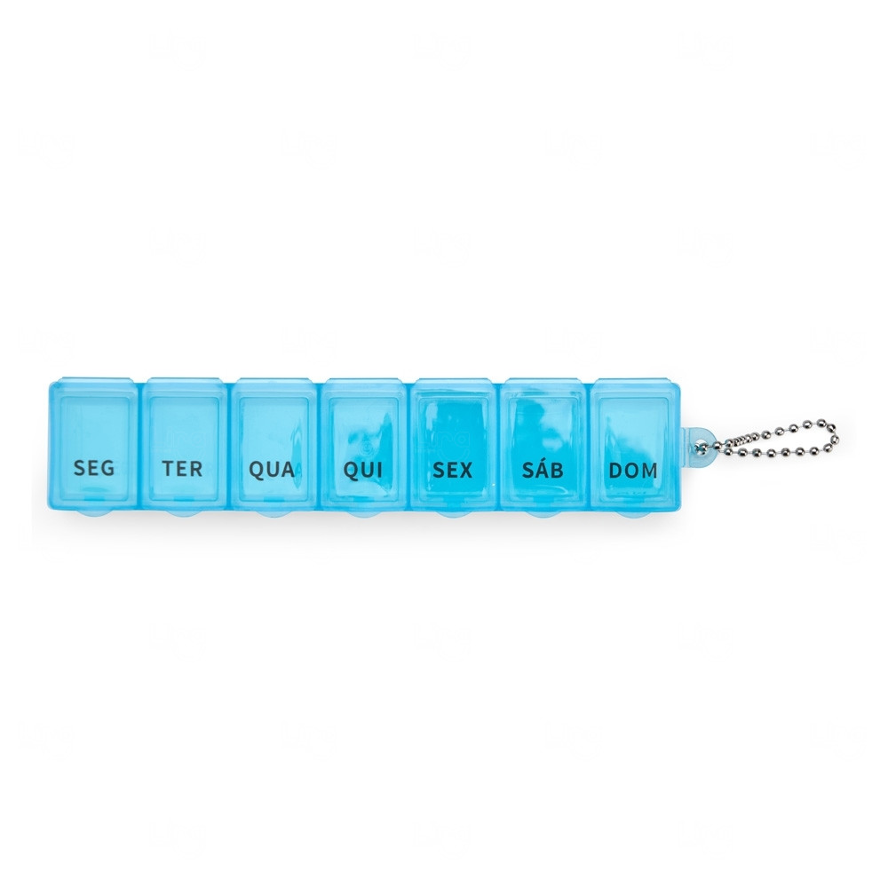 Porta Comprimidos Plástico Semanal Personalizado - 10ml 
