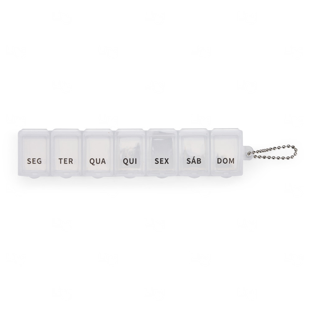 Porta Comprimidos Plástico Semanal Personalizado - 10ml 