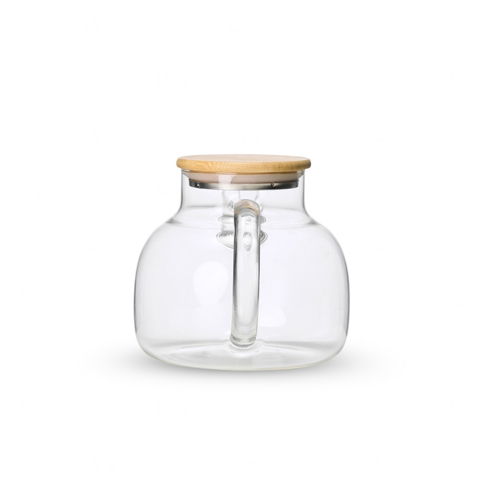 Chaleira de Vidro com Infusor Personalizada - 1 Litro 
