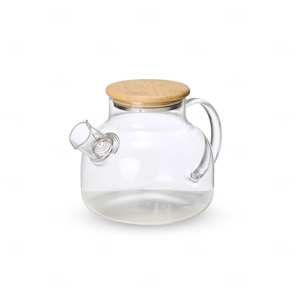 Chaleira de Vidro com Infusor Personalizada - 1 Litro 