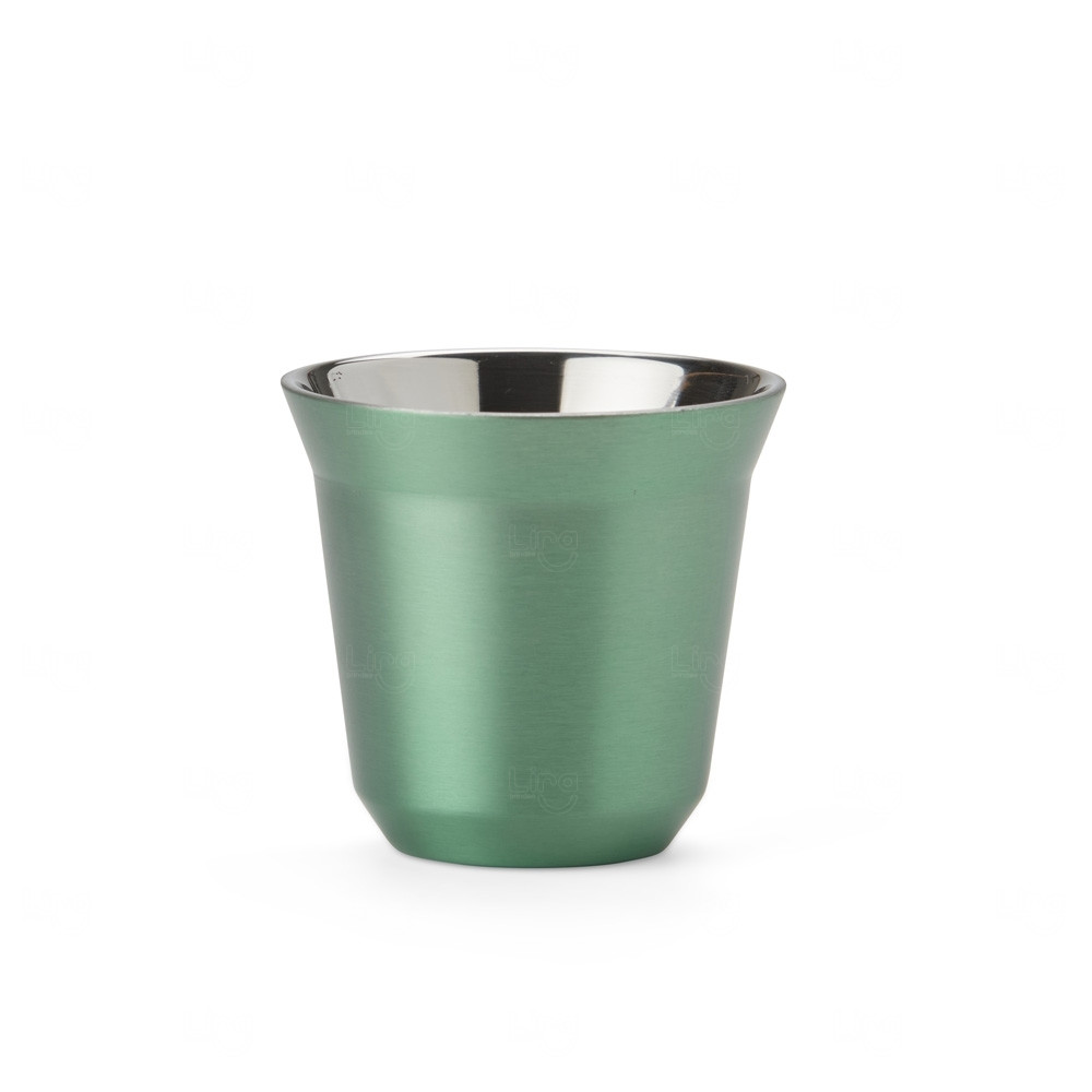 Copo Inox Parede Dupla Personalizado - 80ml 