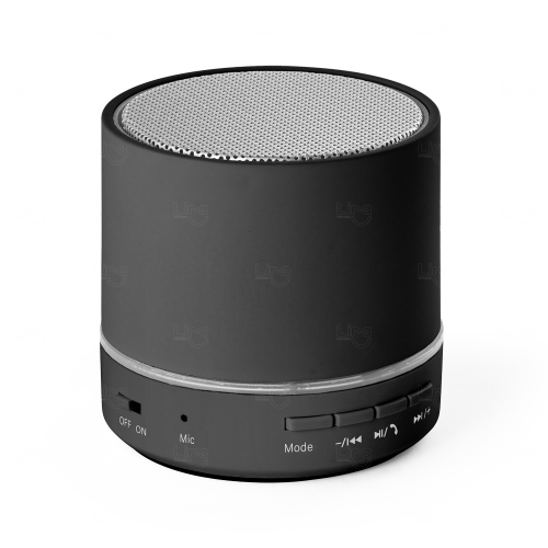 Caixa de Som Portátil com Microfone Bluetooth Personalizada 