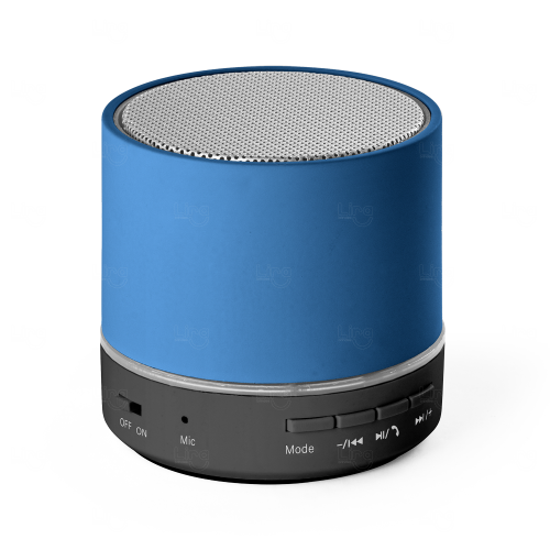 Caixa de Som Portátil com Microfone Bluetooth Personalizada 