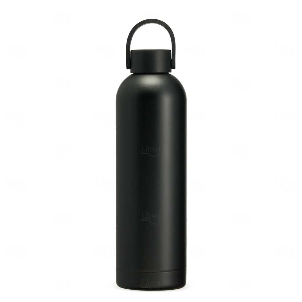 Garrafa Térmica Inox com Alça Emborrachada Personalizada - 750ml 