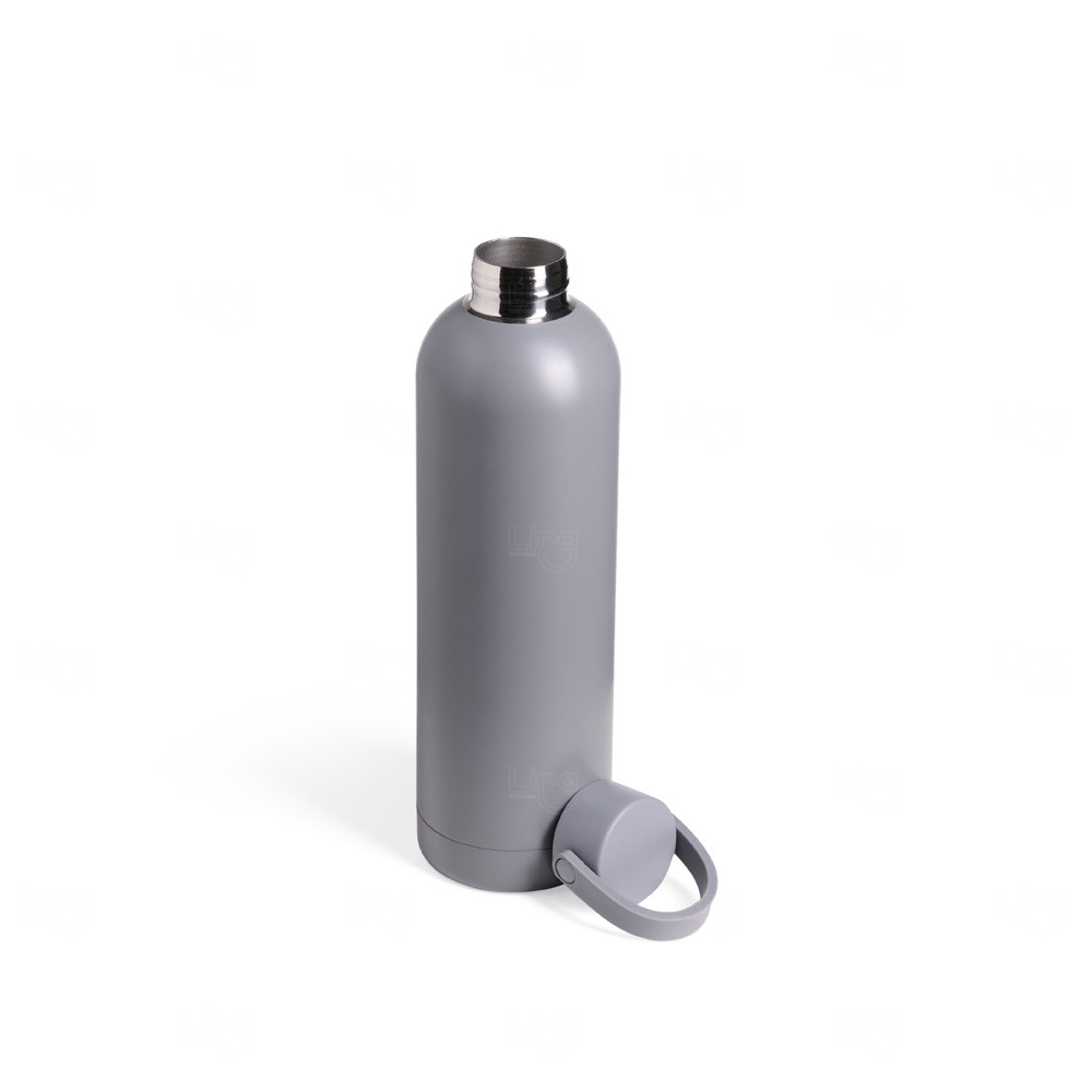 Garrafa Térmica Inox com Alça Emborrachada Personalizada - 750ml 
