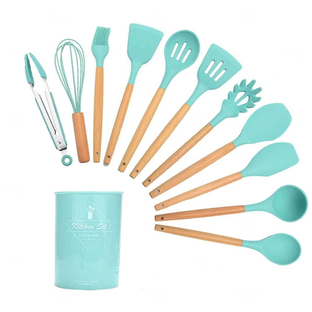 Kit Utensílios Cozinha em Silicone Personalizado - 12 Peças 