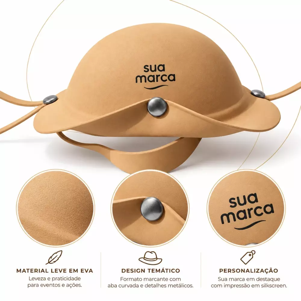 Chapéu Cangaceiro em EVA Personalizado 