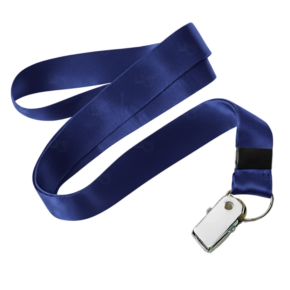 Cordão para Crachá com Jacaré Personalizado - 2 x 85 cm 