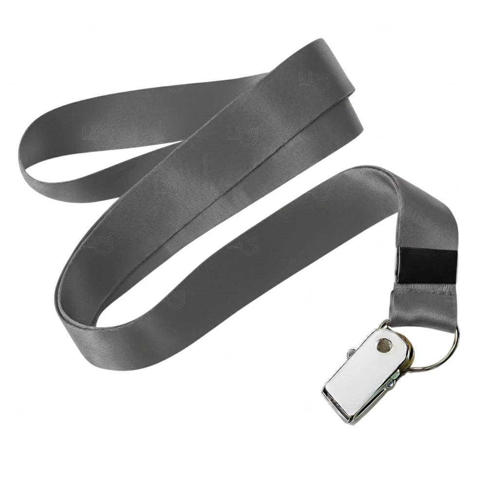 Cordão para Crachá com Jacaré Personalizado - 2 x 85 cm 