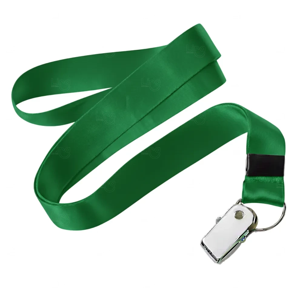 Cordão para Crachá com Jacaré Personalizado - 2 x 85 cm 