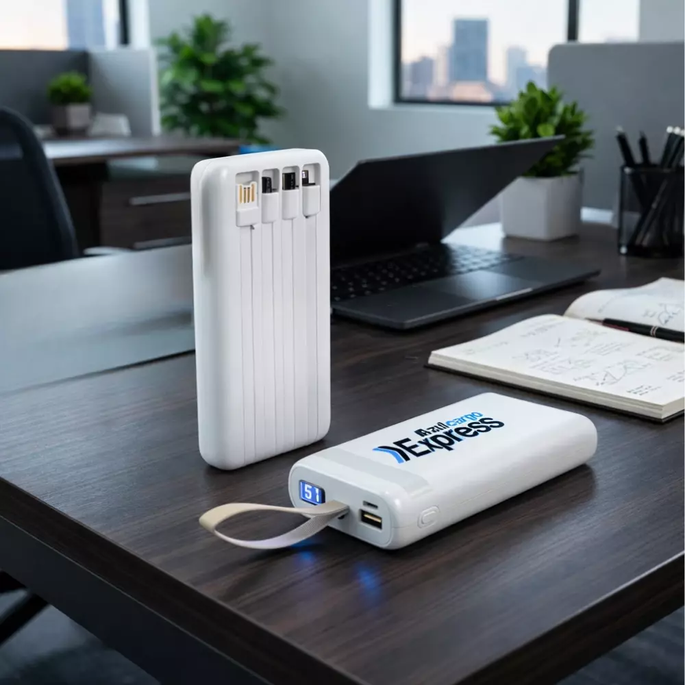 Carregador Portátil Power Bank Personalizado - 20.000mAh 