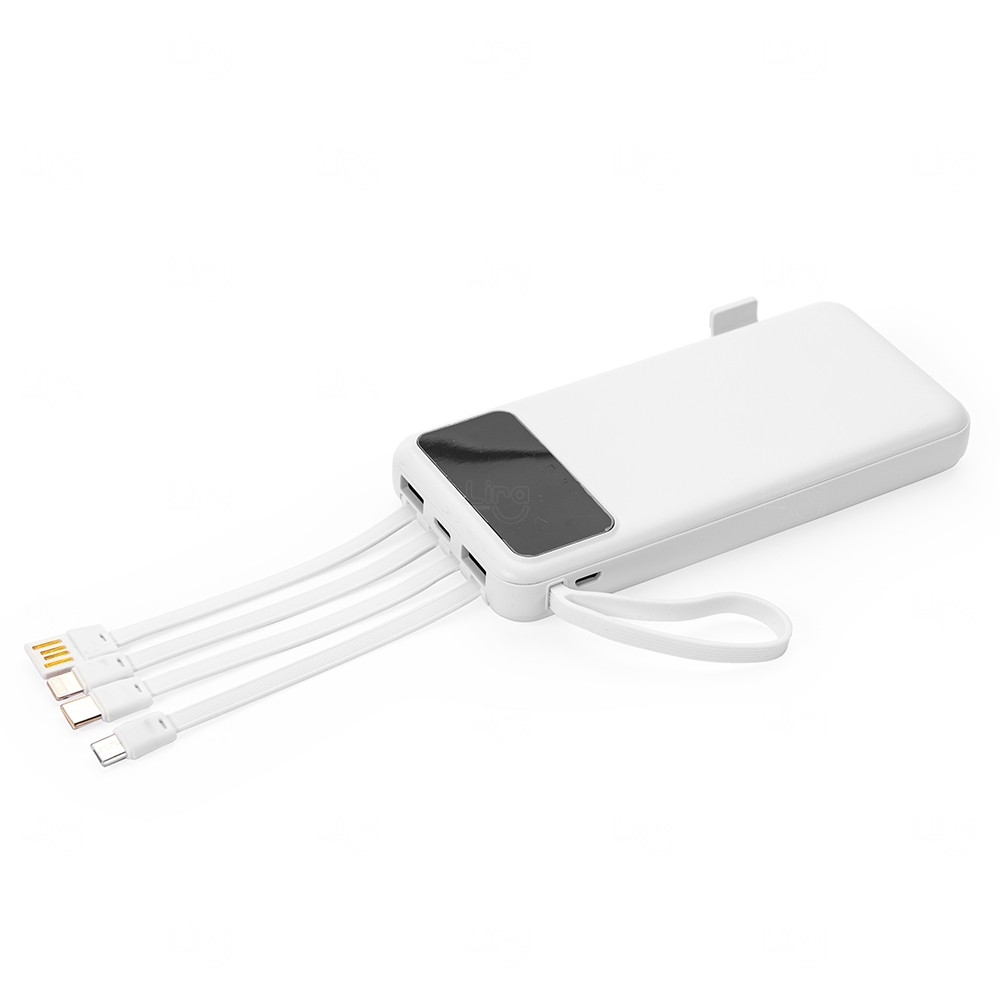 Power Bank Multissaídas Personalizado - 10.000mAh 