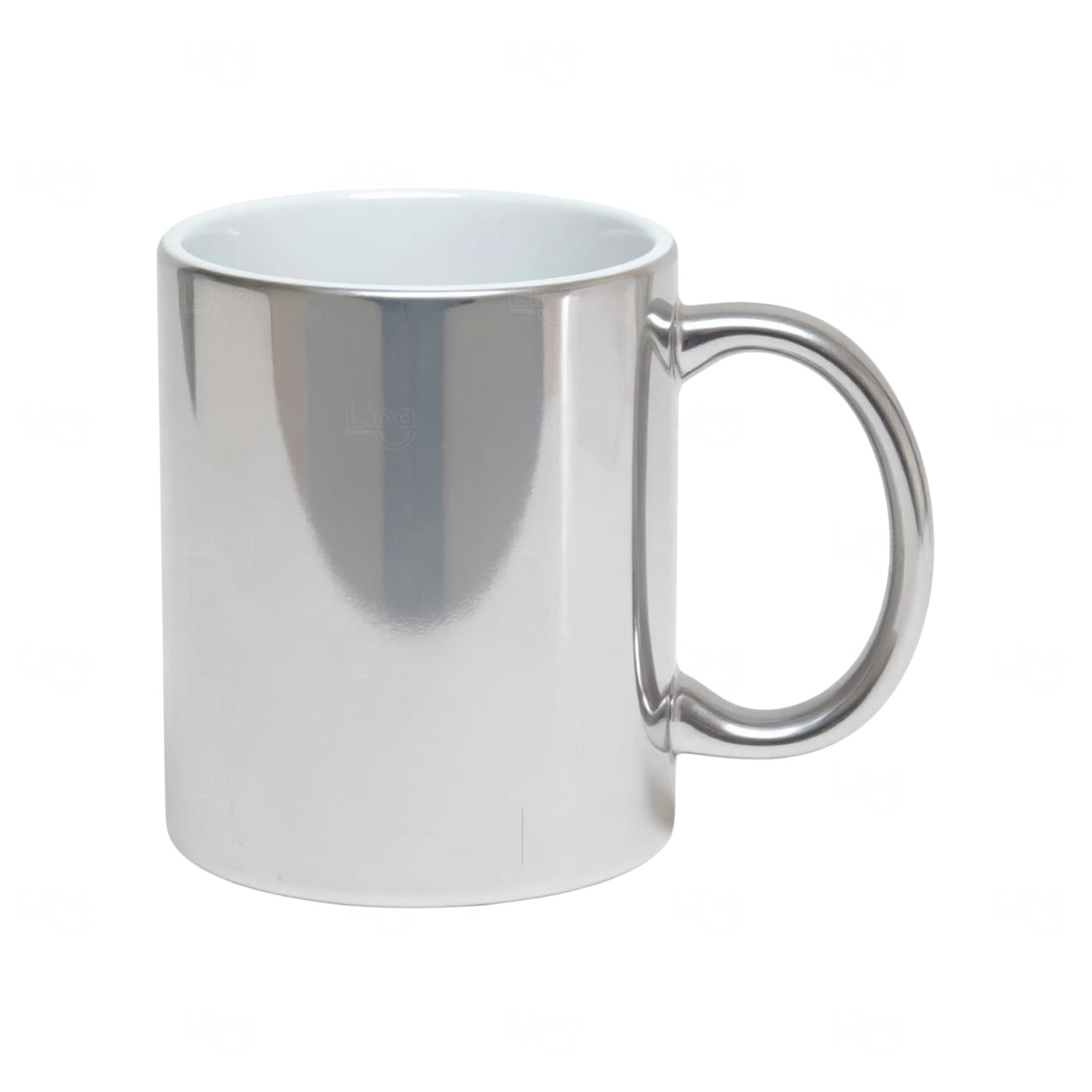 Caneca de Cerâmica Metalizada 325ml Personalizada 