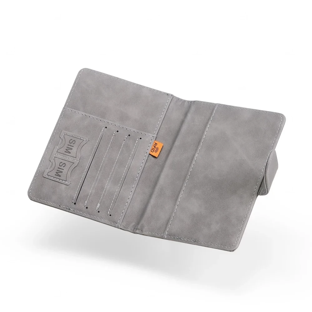 Porta-passaporte Couro Sintético e Fecho Imantado Personalizado 