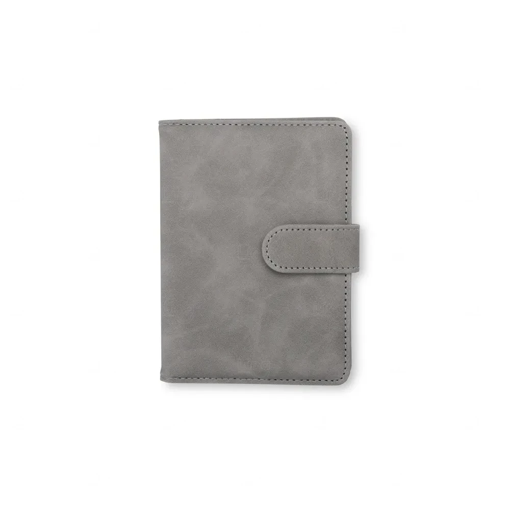 Porta-passaporte Couro Sintético e Fecho Imantado Personalizado 