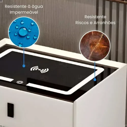 Mesa de Cabeceira Inteligente Personalizada 