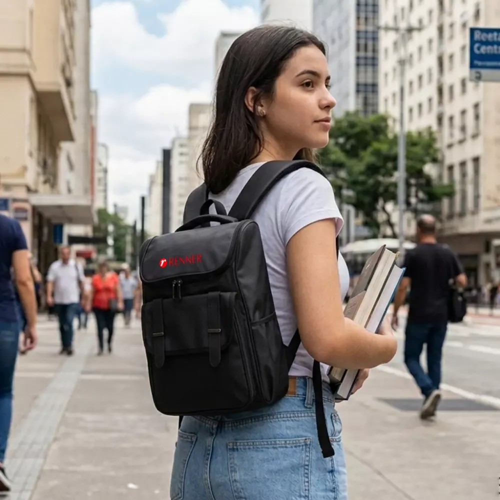 Mochila Couro Sintético 18L Personalizada 