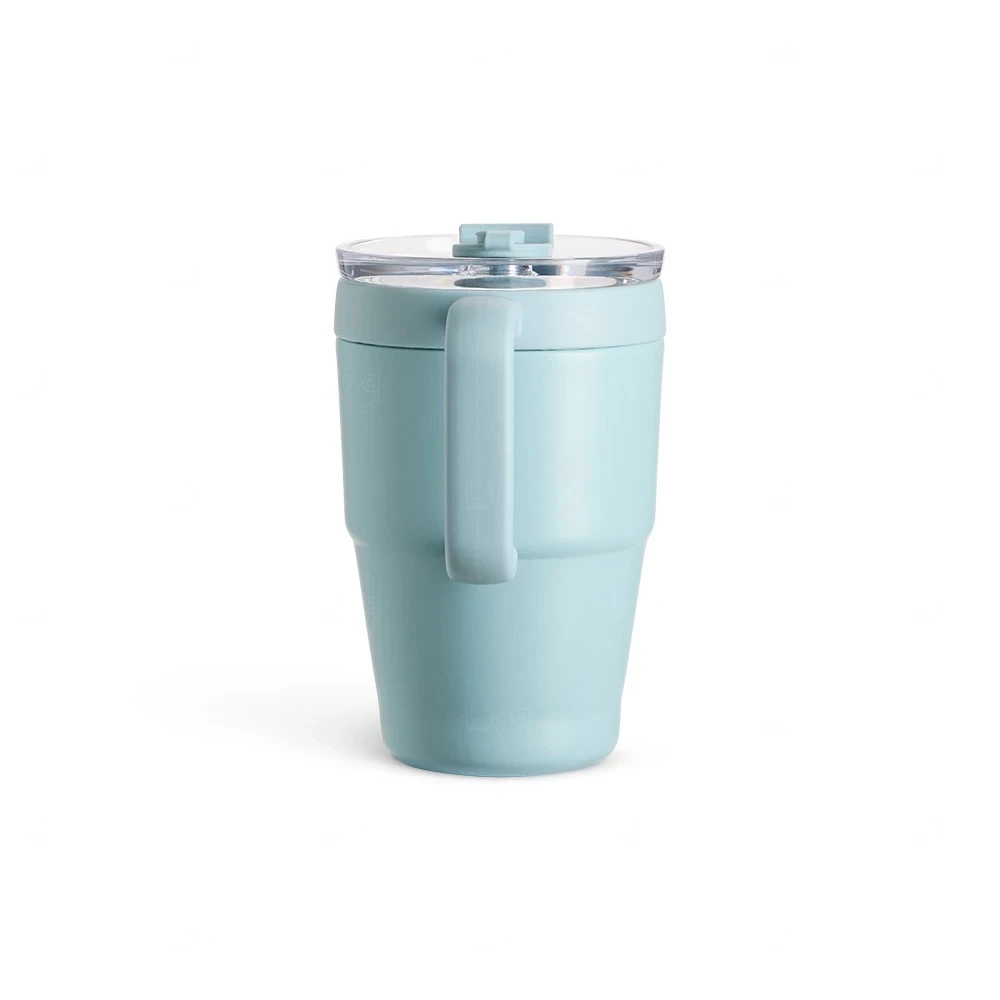 Caneca Térmica 600ml com Canudo Inox Personalizada 