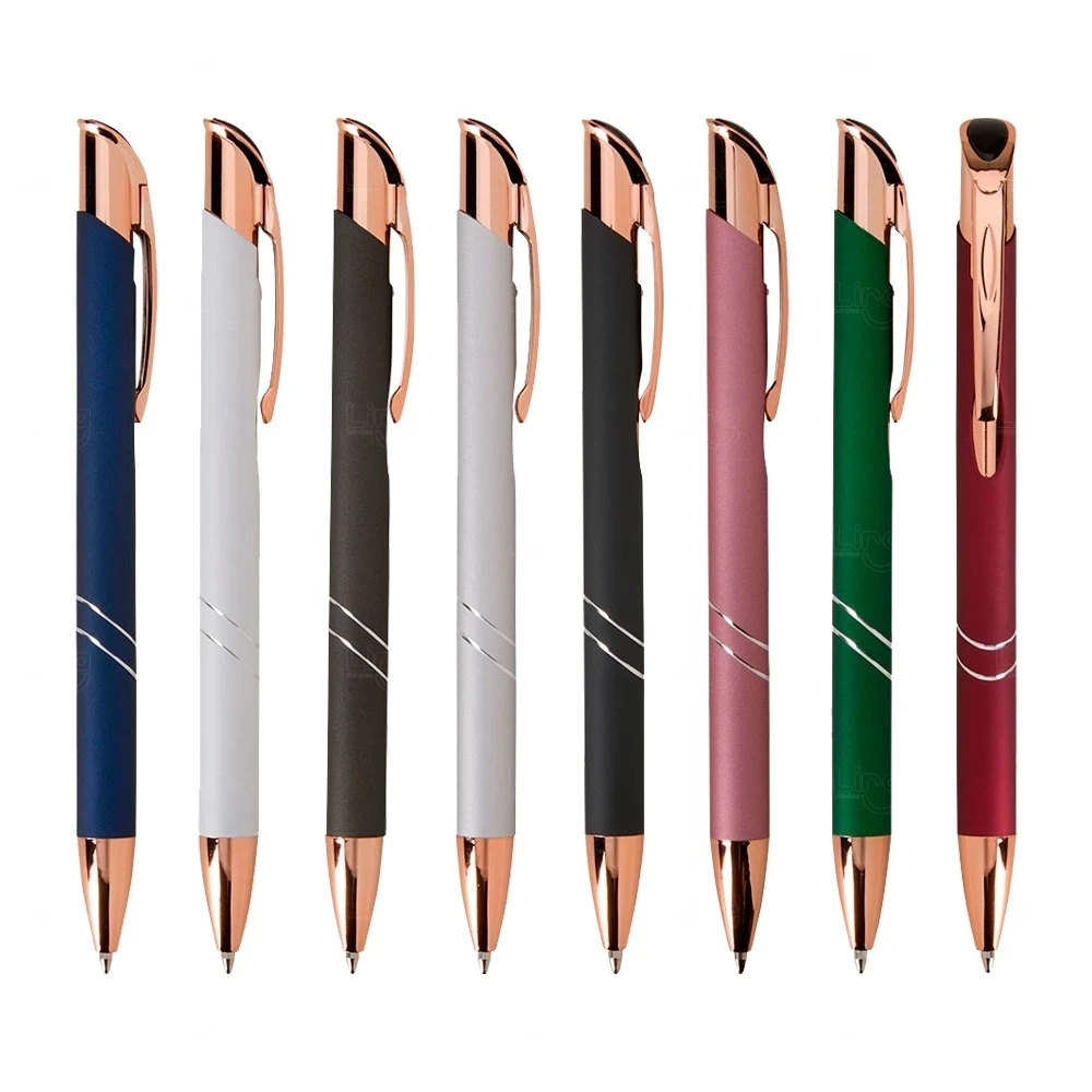 Caneta Metálica Fosca Personalizada 