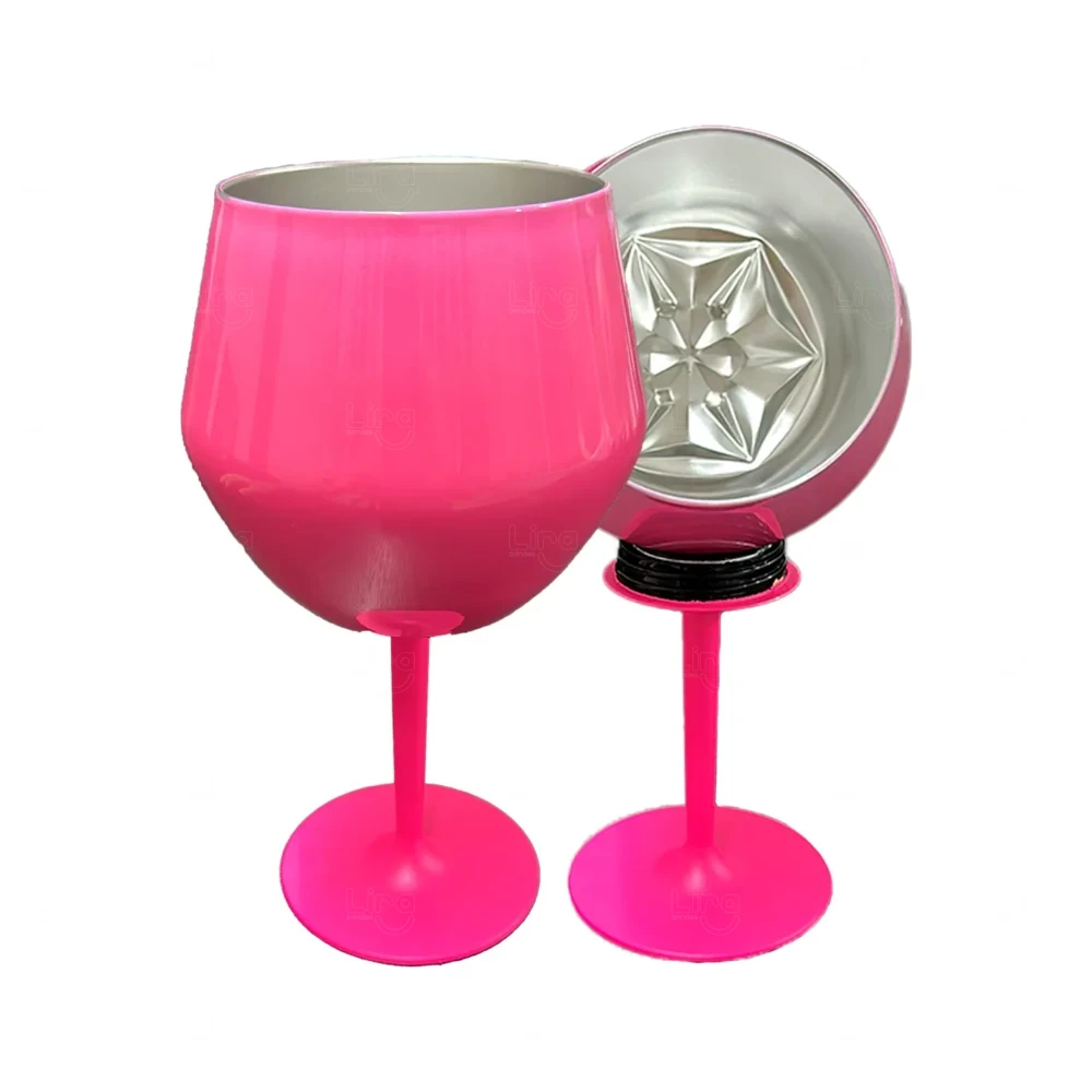 Taça Térmica Inox 2 em 1 Personalizada Rosa Pink
