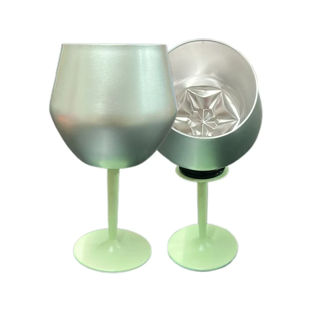 Taça Térmica Inox 2 em 1 Personalizada Verde Claro