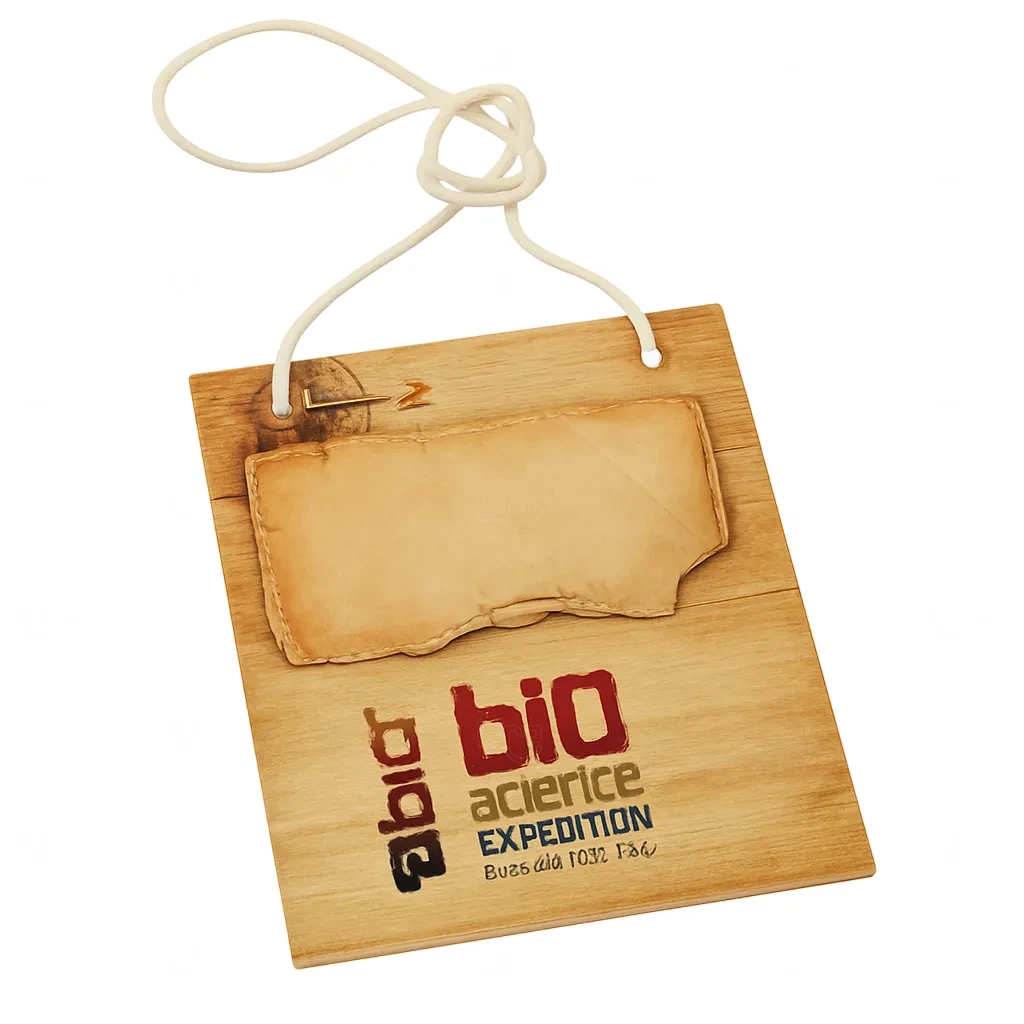 Crachá Ecológico Reciclado Personalizado - 10x15cm 