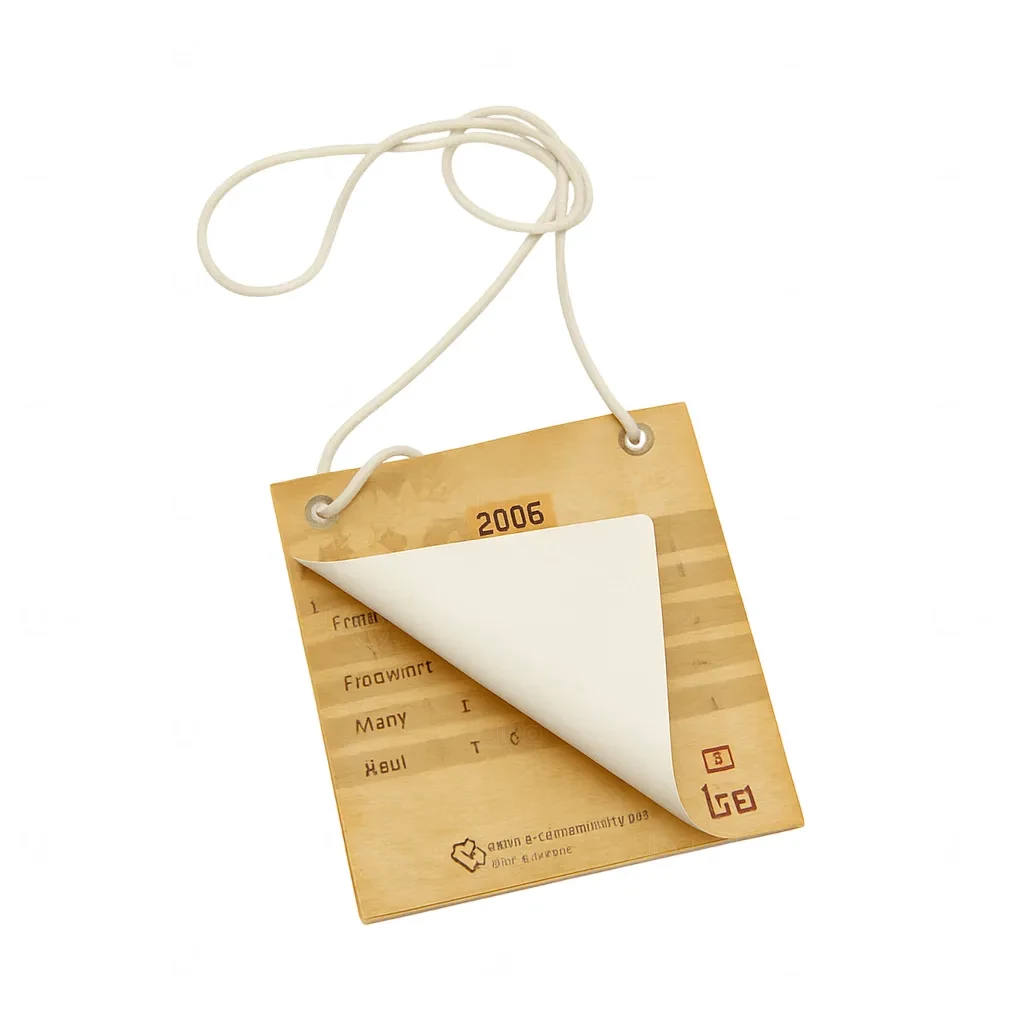 Crachá Ecológico Reciclado Personalizado - 10x15cm 