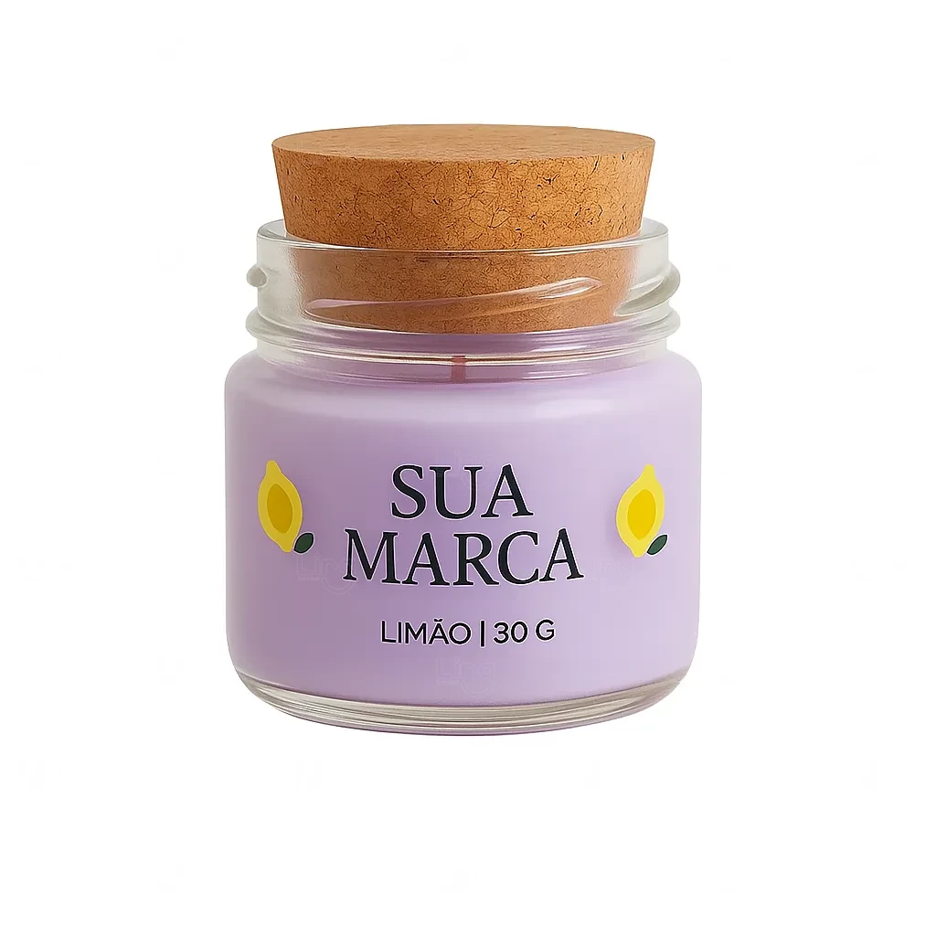 Vela Aromática 30g Personalizada 