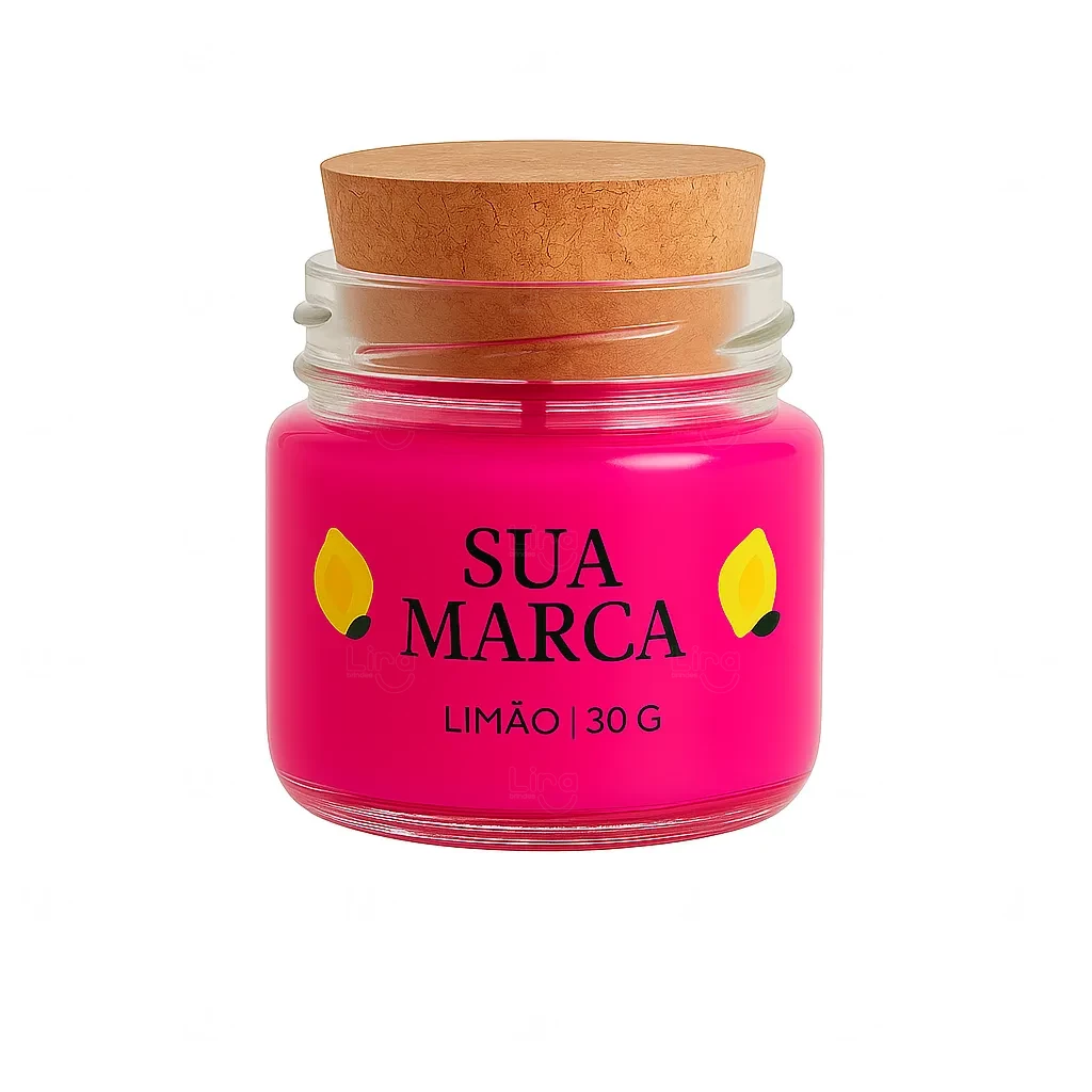 Vela Aromática 30g Personalizada 