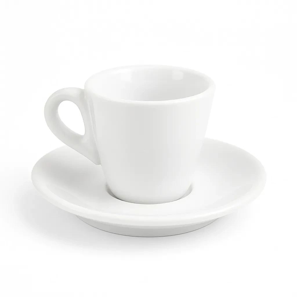 Xícara de Cerâmica com Pires 70ml Personalizada 