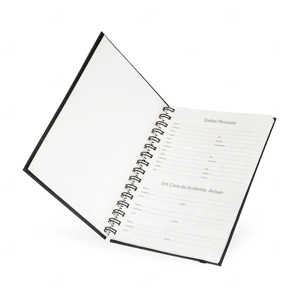Planner Anual Espiral Personalizado 
