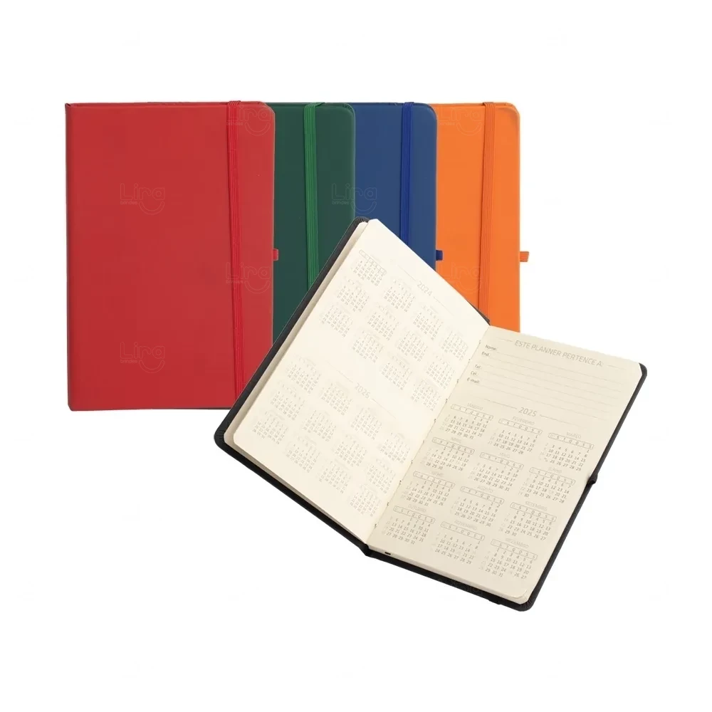 Planner 2026 Emborrachado Personalizado 