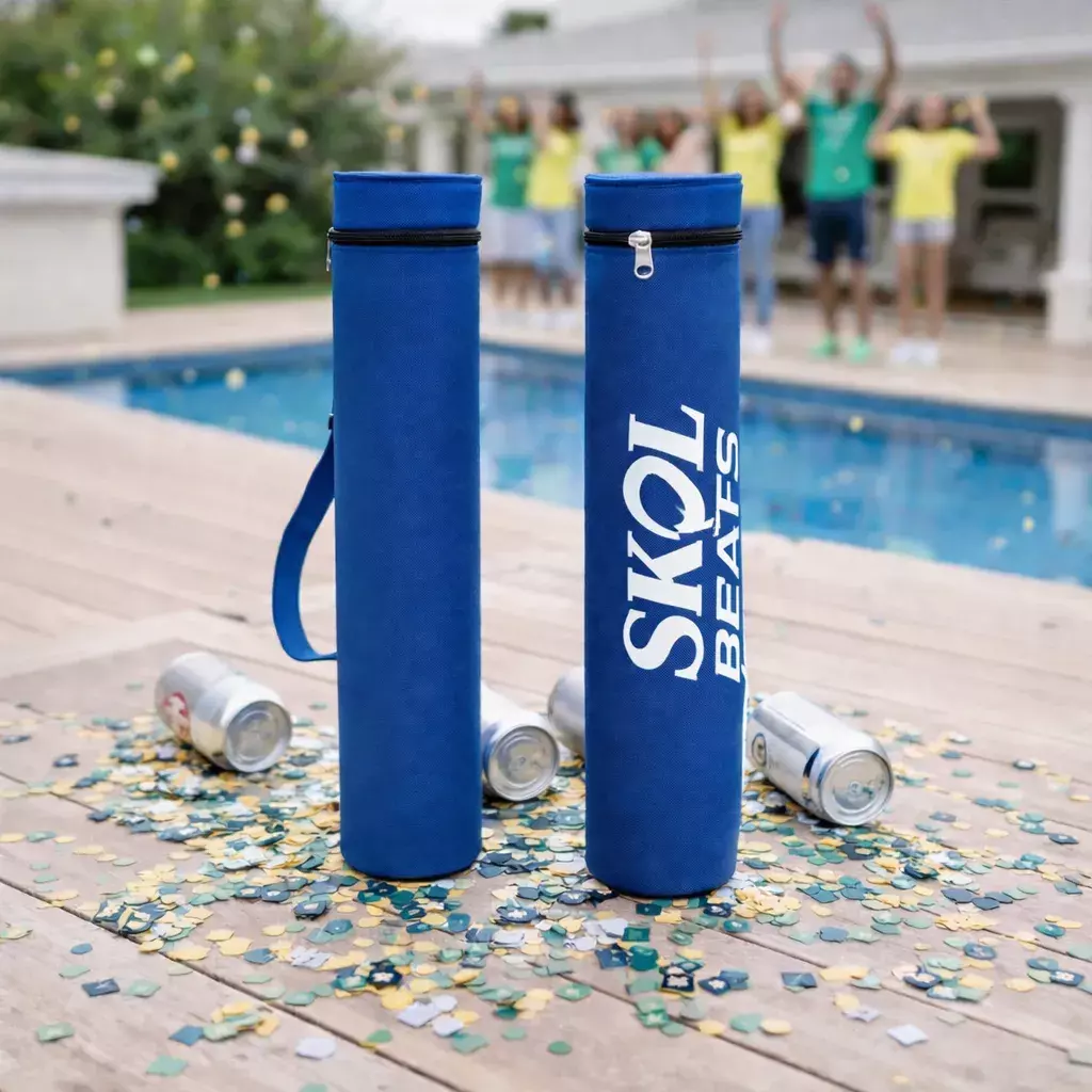 Porta Latinhas Térmico 4 Latas Personalizado 