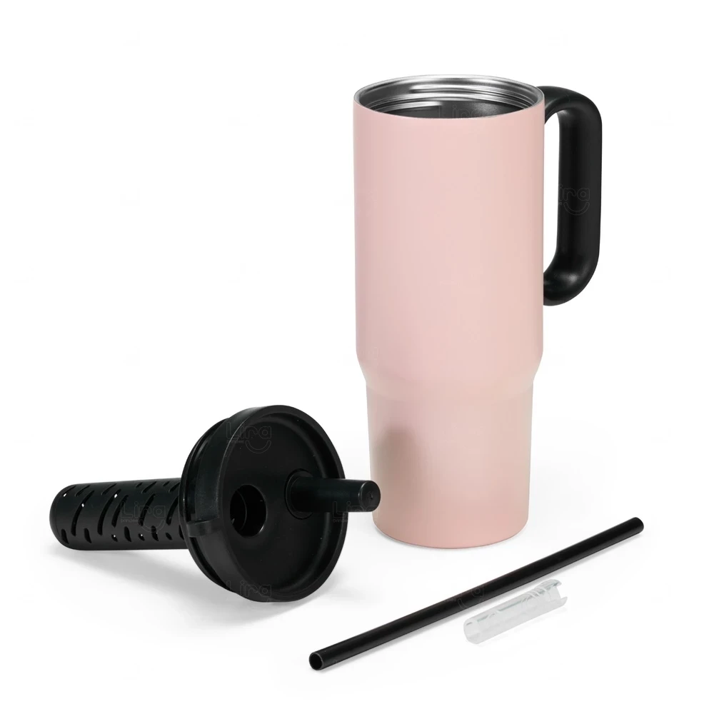 Caneca Térmica Inox 750ml com Infusor Personalizada 
