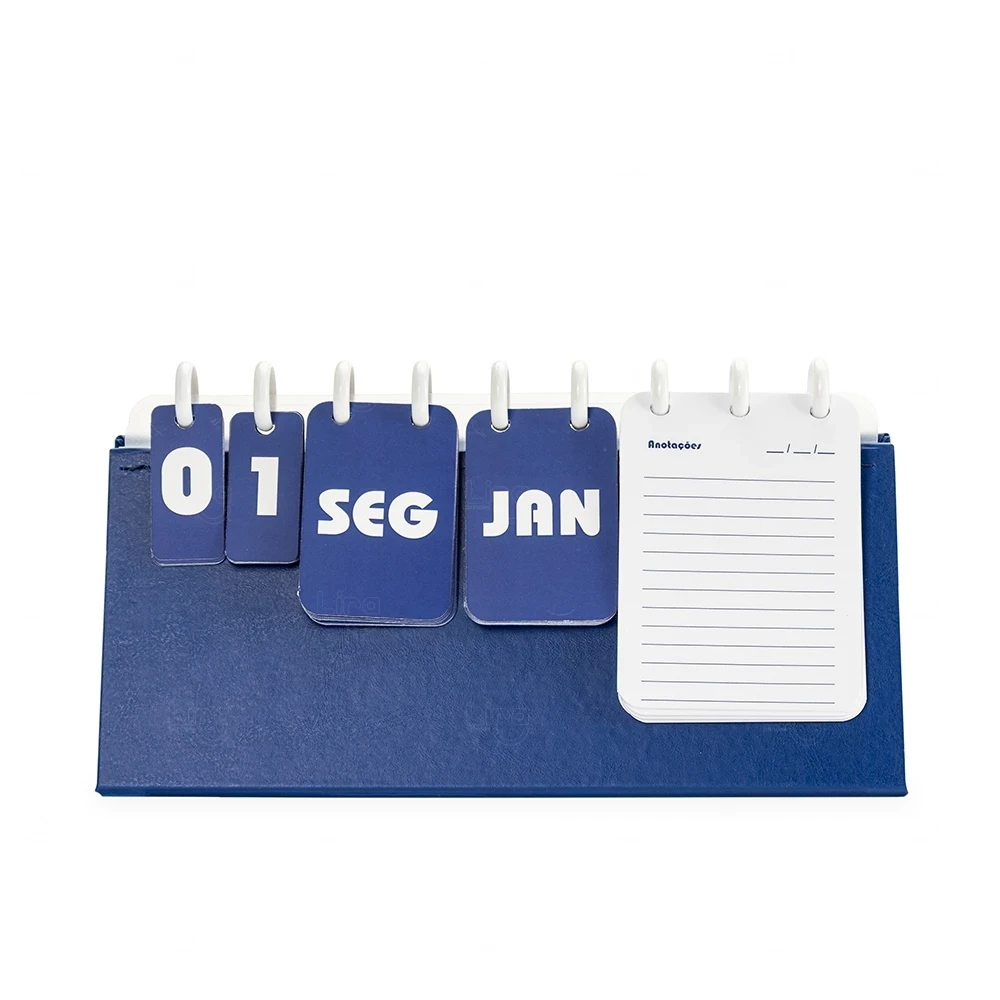 Calendário Permanente de Mesa Personalizado 