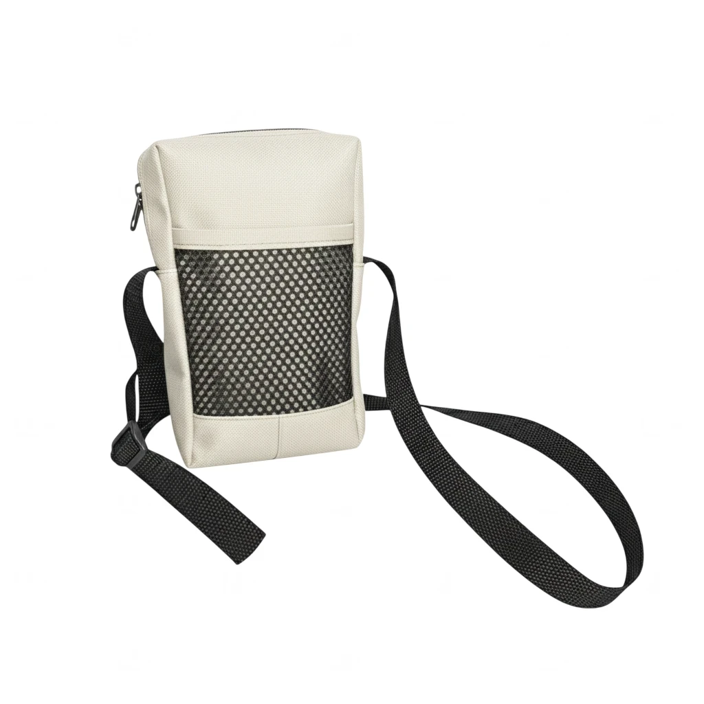 Shoulder Bag com Bolso em Tela Personalizada 
