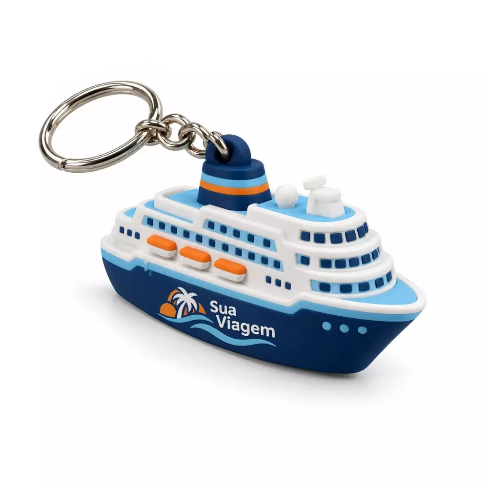 Chaveiro 3D Emborrachado Personalizado 