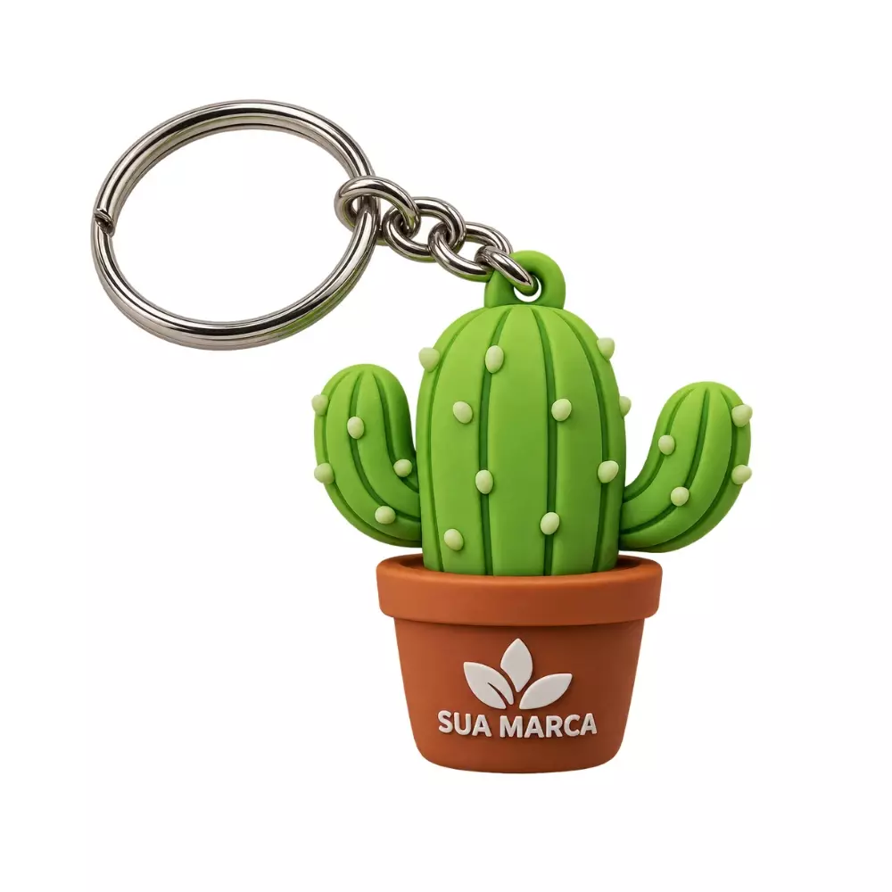 Chaveiro 3D Emborrachado Personalizado 