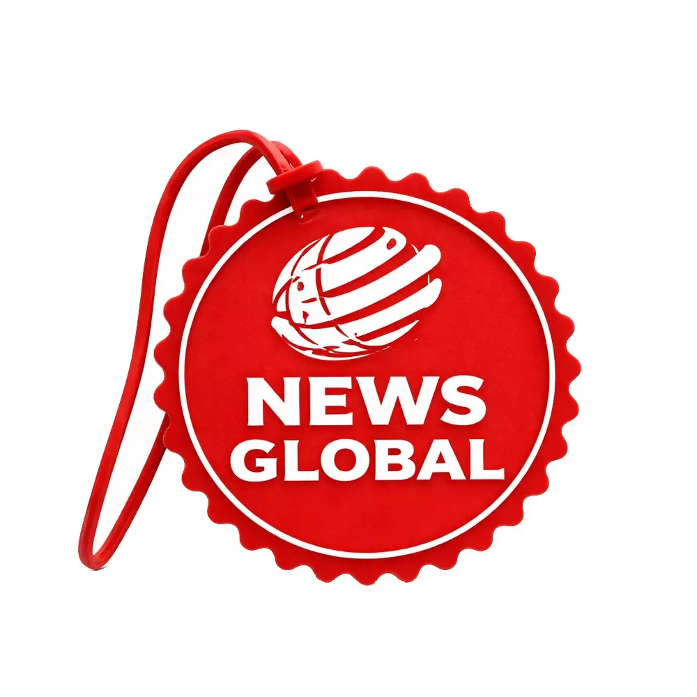 Tag de Mala Emborrachada Personalizada para Campanhas de Viagem 