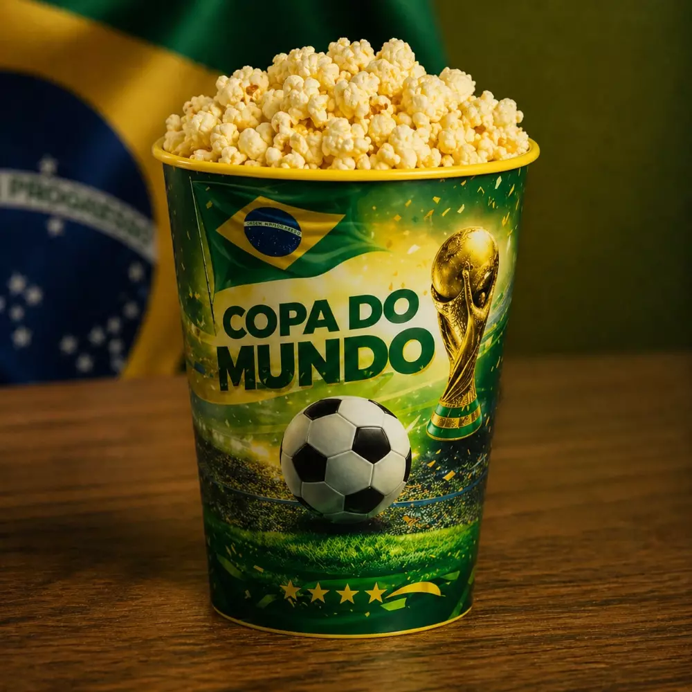 Balde de Pipoca 1,5L Personalizado 