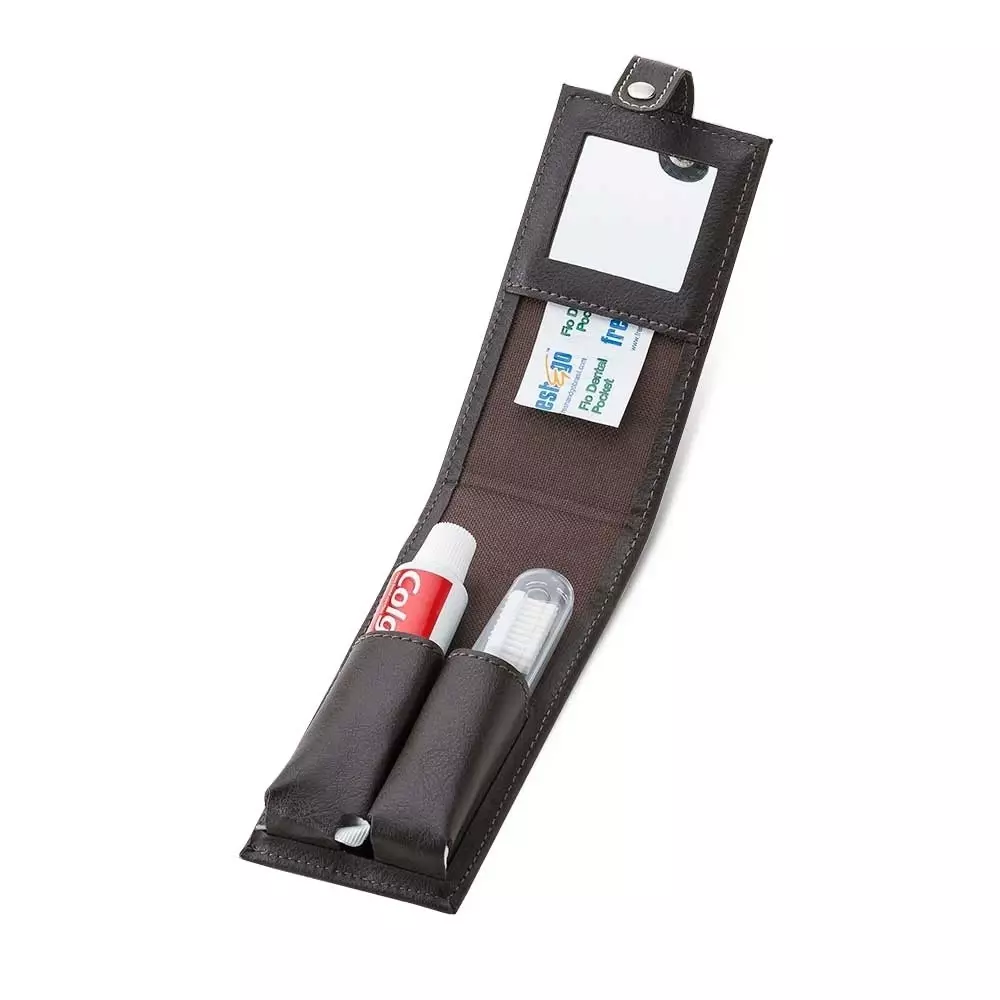 Kit Dobrável de Higiene  com Espelho Personalizado 