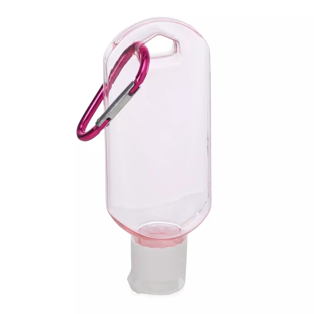 Frasco Plástico 55ml com Mosquetão Personalizado 