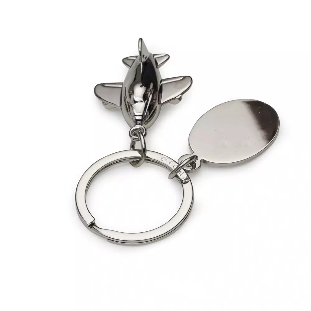Chaveiro Metal Avião 3D Personalizado 